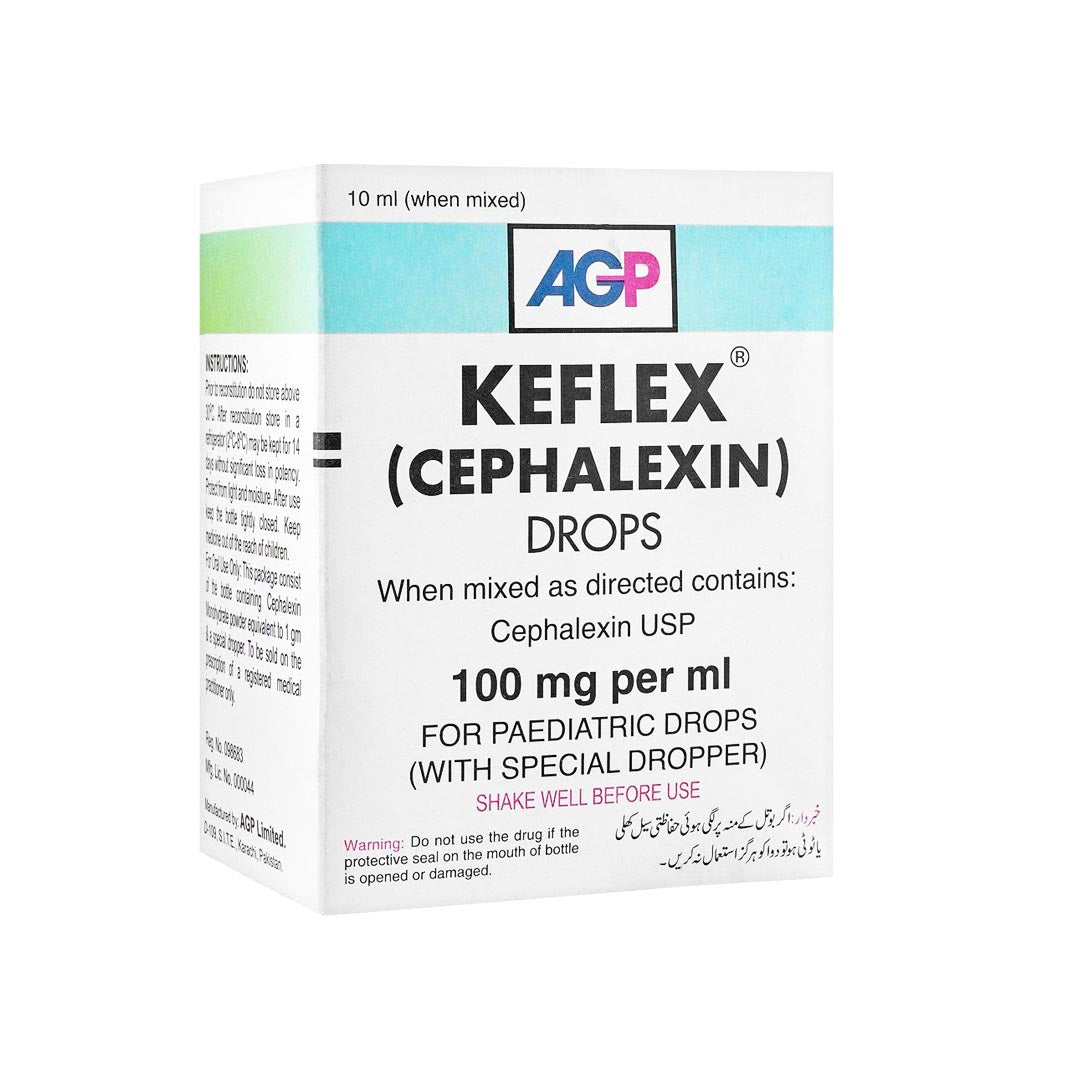 KEFLEX DROPS 100MG 10ML