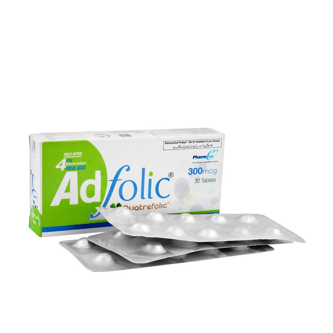 AD FOLIC TAB 300MCG