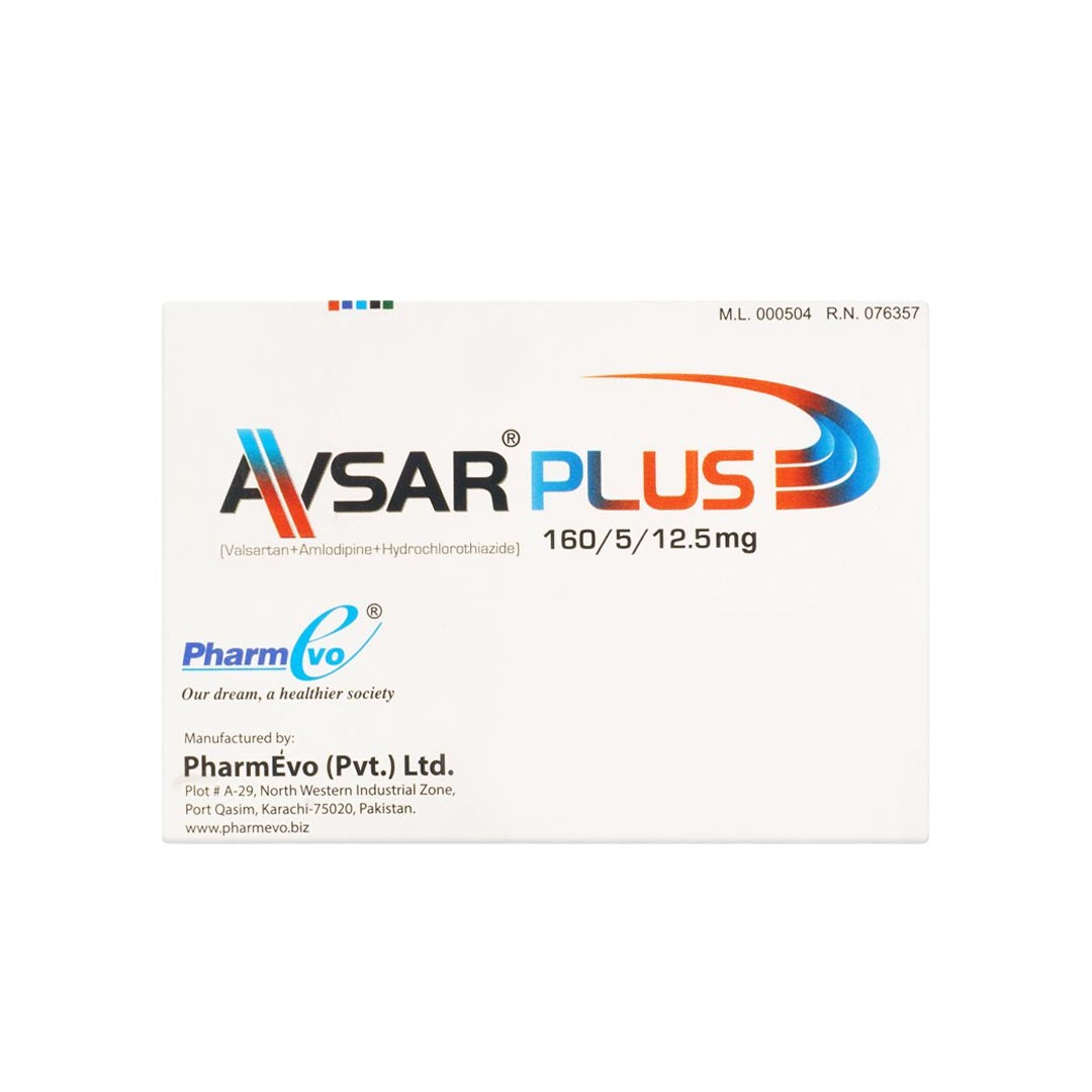 AVSAR PLUS TAB 160/5/12.5MG